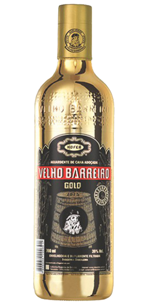 Velho Barreiro Cachaca GOLD DELUXE 39%