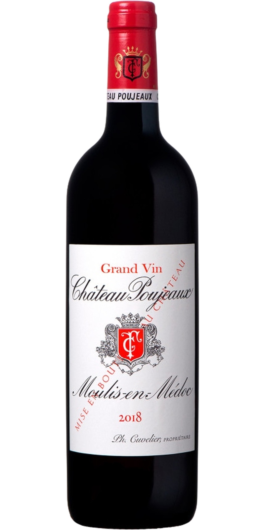 2018er Château Poujeaux, AC Cru Bourgeois Moulis en Médoc
