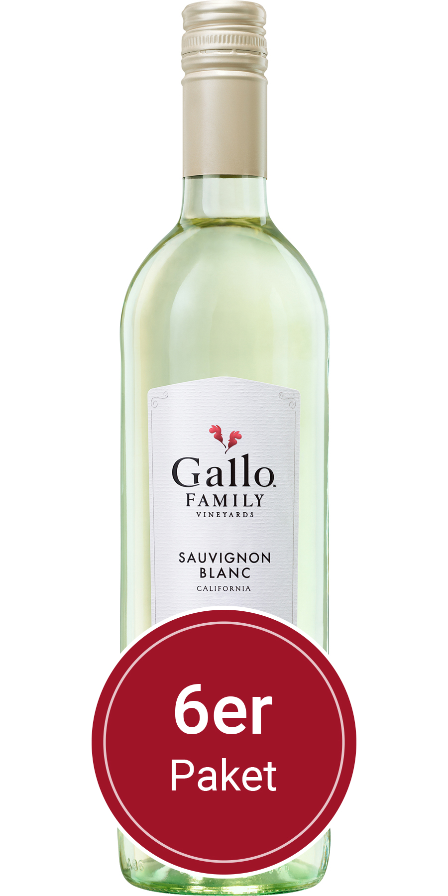 6 Flaschen 0,75l Gallo Family Vineyards, Sauvignon Blanc, Kalifornien