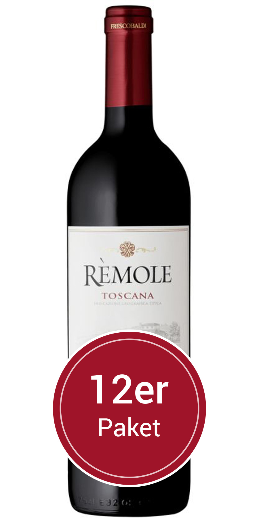 Sparpaket: 12 Flaschen Frescobaldi, Remole Rosso, IGT Toscana