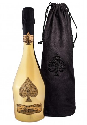 Champagner Armand de Brignac Brut Gold in Velvet Bag
