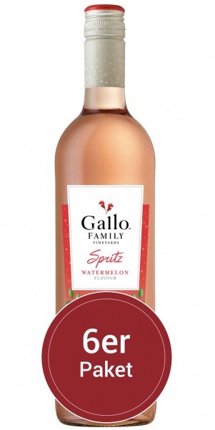 Sparpaket: 6 Flaschen Gallo Family Vineyards, Spritz Wassermelone, Kalifornien
