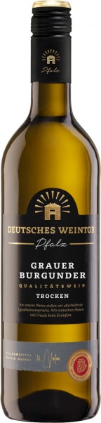 Deutsches Weintor, Grauer Burgunder trocken, QbA Pfalz