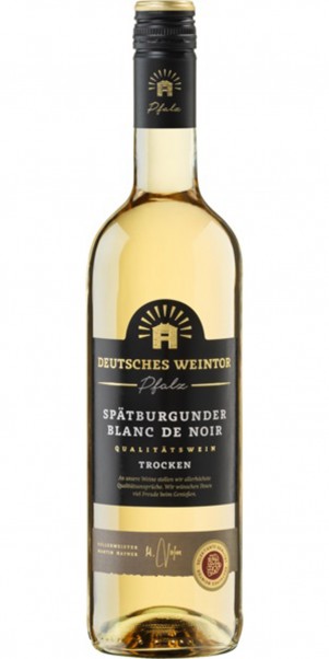 Deutsches Weintor, Spätburgunder Blanc de Noir trocken, QbA Pfalz