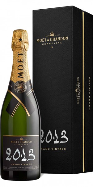2013er Champagner Moét &amp; Chandon Brut Grand Vintage, 0,75-l-Fl in Geschenkschatulle